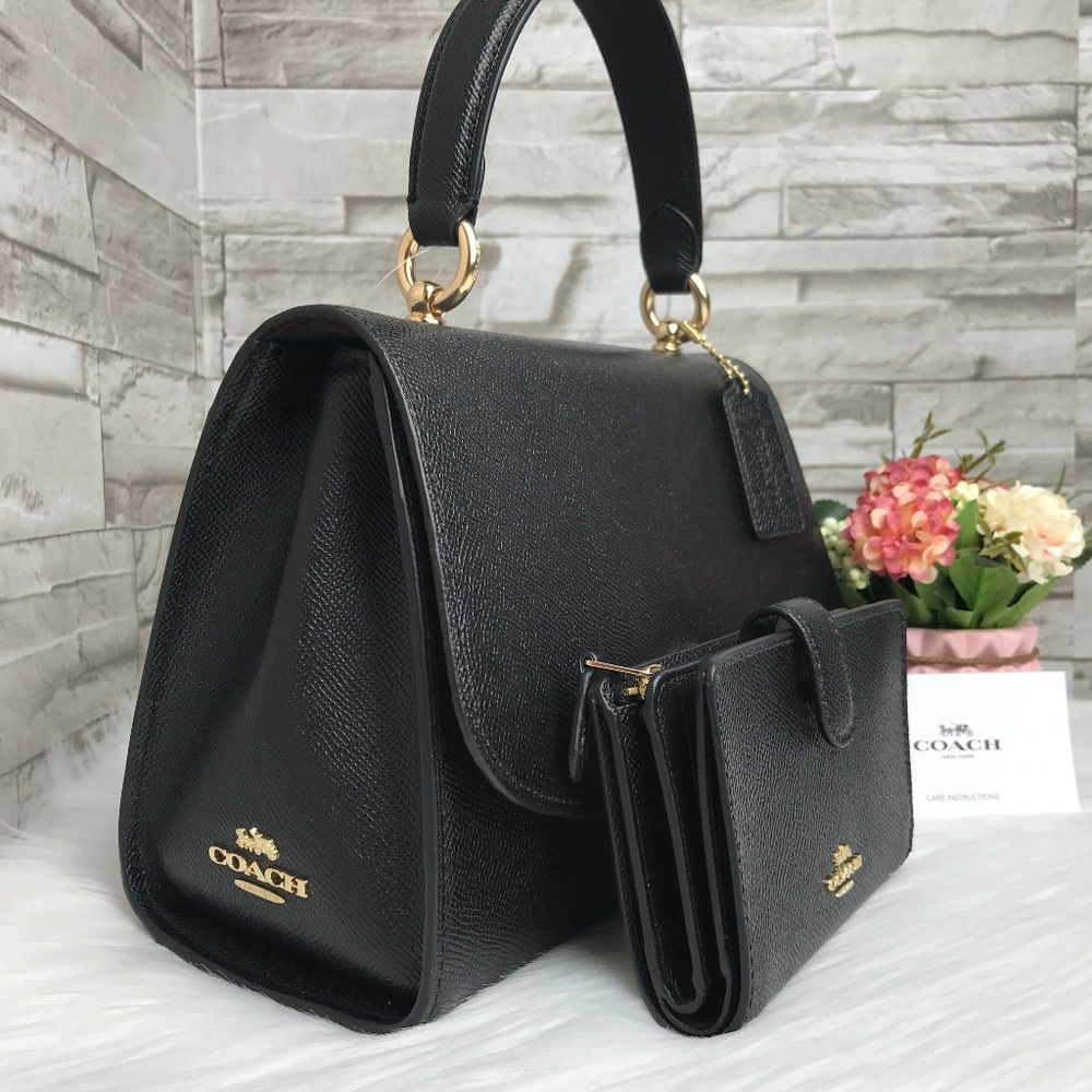 👜COACH SET🌺TILLY TOP HANDLE SATCHEL & WALLET - Picture 3 of 8